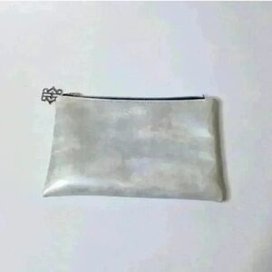 Chic Silver Cosmetic Bag